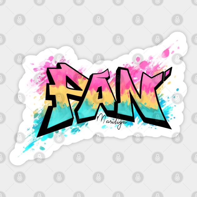 pansexual Sticker by Mariliya